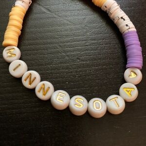 Minnesota team bracelets Gophers Vikings